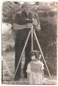 Bert Miller and child