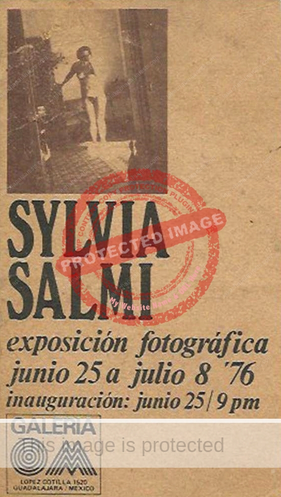 Ad for Sylvia Salmi exhibit, 1976