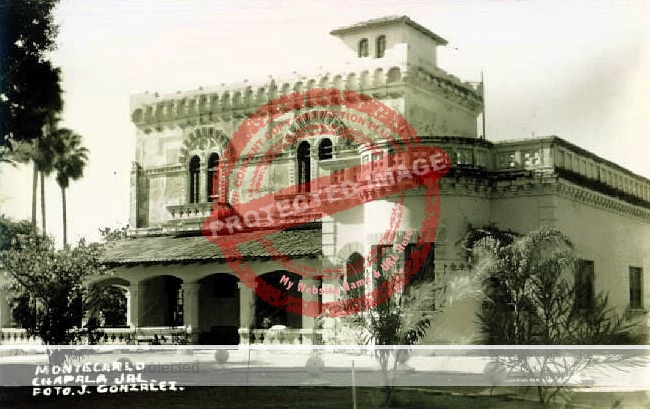 Postcard of The Villa Montecarlo, Chapala, ca 1940