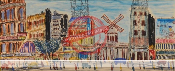 Todd Karns. Moulin Rouge. (sold 2012 at Capo Auction)