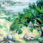 Lee F. Hersch (1896-1953) painted Lake Chapala in about 1930