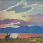 Clarence Ainslie Loomis painted Ajijic in the early 1990s