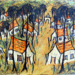 Painter and guitarist Gustavo Sendis (1941-1989) found artistic inspiration in Ajijic