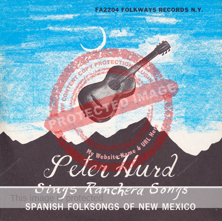 Cover of Folkways record