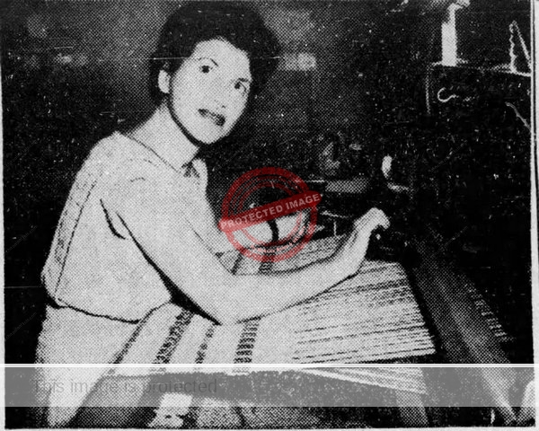 Charmin Lanier. Credit: Houston Post, 9 Jan 1955.