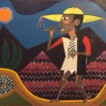 American-born artist Barbara Zacheisz Elstob painted in Ajijic in the early 1950s