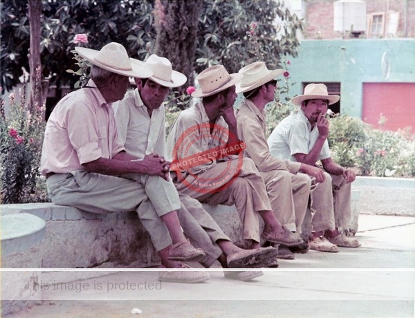 Bert Miller. ca 1973. Men in Chapala.