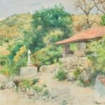Peter Woltze and his 19th century watercolor of Chapala