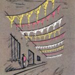 Alfredo Navarro España exhibited at the "Third Annual Painting Show" in Chapala in 1948