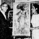 Florida-based artist Mona Jordan and her 1961 “Tarascans, Ajijic” painting