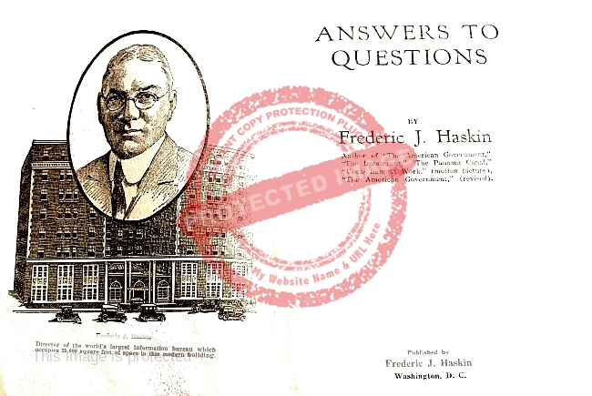 Haskin title page
