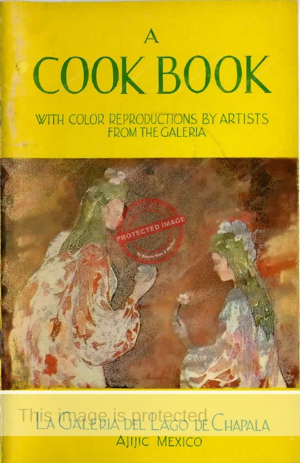 A Cookbook with Color Reproductions (1972). Cover image: Eleanor Smart. Women with Green Hair.