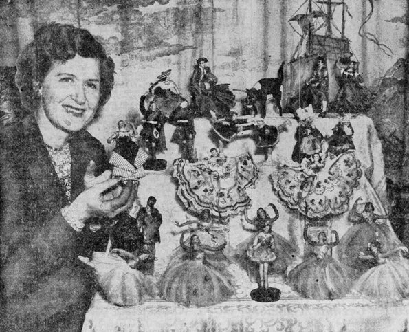 Violet MacIntyre Wilkes. Credit: The Baltimore Sun,17 December 1949, p10. 