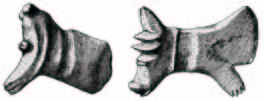 Lumholtz: Two ceremonial hatchets found near Chapala