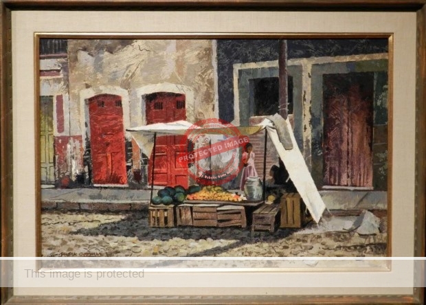 Mark Coomer. Undated. "The Fruit Stand."
