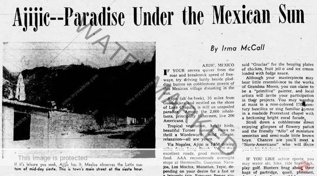 Irma McCall's 1962 article in Press-Telegram.