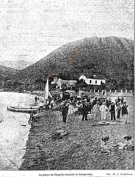 H. J. Gutierrez. 1908. Playa at Chapala. Credit: Hemeroteca Nacional de México.
