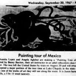 Mexican American painter Benny Barrios led an art school in Jocotepec in 1967