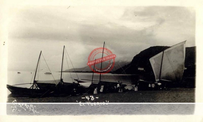 José Edmundo Sánchez. Boats, Chapala, c. 1920.