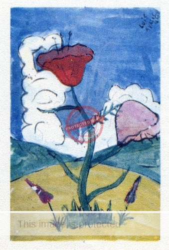 Luis Avalos (age 12). Primavera. Watercolor.